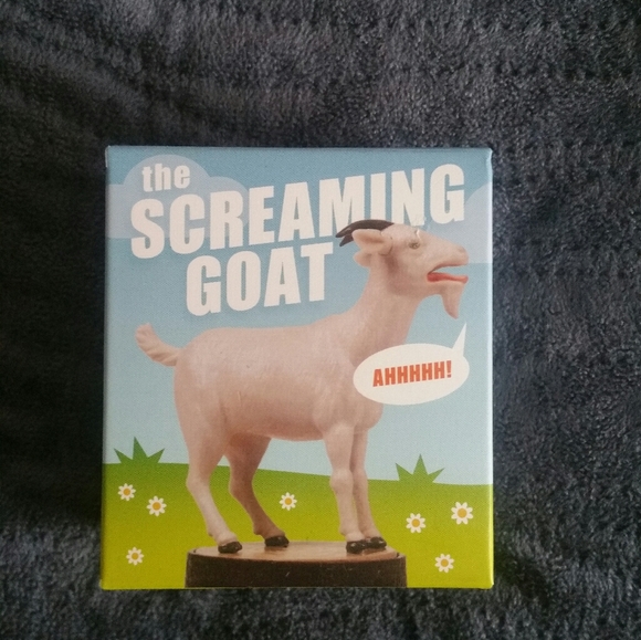Screaming goat Toy gag gift desk top figurine - Picture 3 of 6